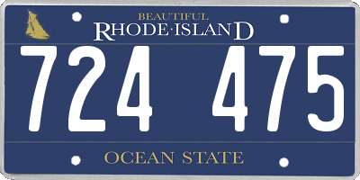 RI license plate 724475