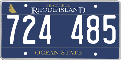 RI license plate 724485