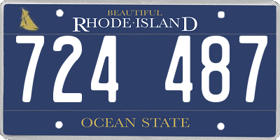 RI license plate 724487