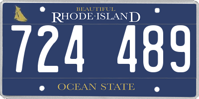RI license plate 724489