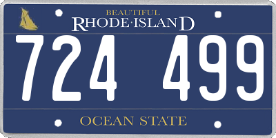RI license plate 724499