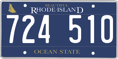 RI license plate 724510