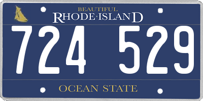 RI license plate 724529