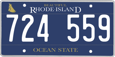 RI license plate 724559