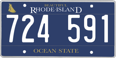 RI license plate 724591