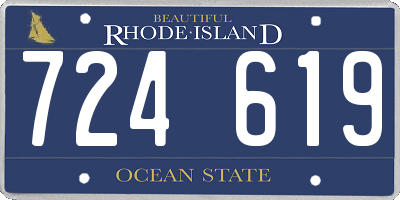 RI license plate 724619