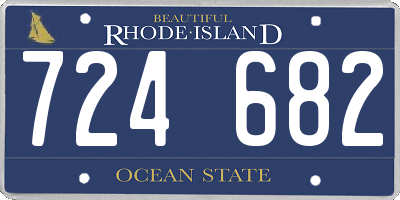 RI license plate 724682