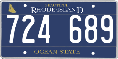 RI license plate 724689