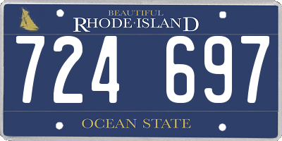 RI license plate 724697