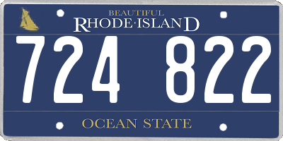 RI license plate 724822