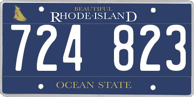 RI license plate 724823