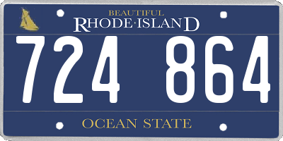 RI license plate 724864