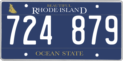 RI license plate 724879