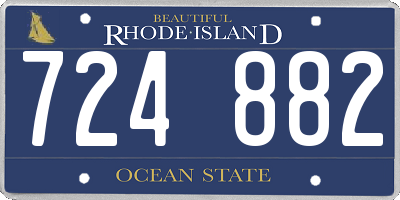 RI license plate 724882