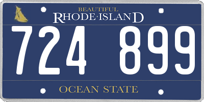 RI license plate 724899