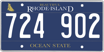 RI license plate 724902
