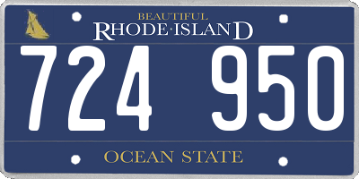 RI license plate 724950