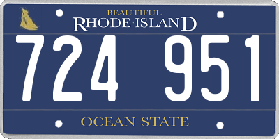RI license plate 724951