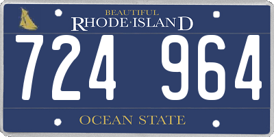 RI license plate 724964