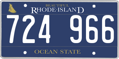 RI license plate 724966