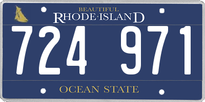 RI license plate 724971