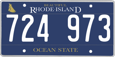 RI license plate 724973