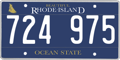RI license plate 724975