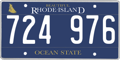 RI license plate 724976