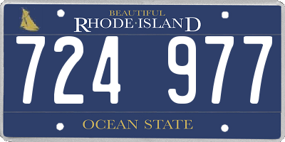 RI license plate 724977