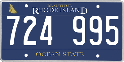RI license plate 724995