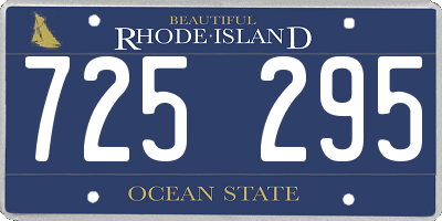RI license plate 725295