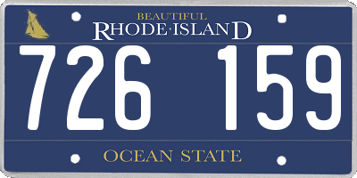 RI license plate 726159