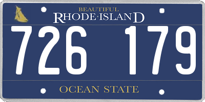 RI license plate 726179