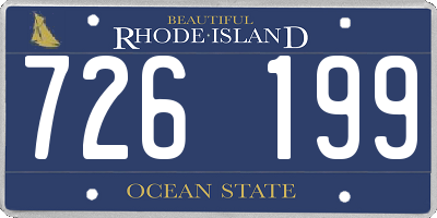 RI license plate 726199