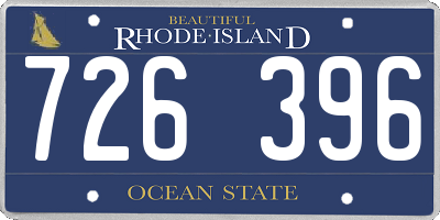 RI license plate 726396