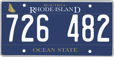 RI license plate 726482