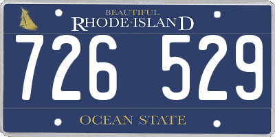 RI license plate 726529