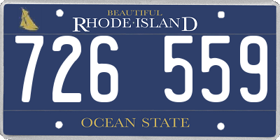 RI license plate 726559