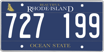 RI license plate 727199