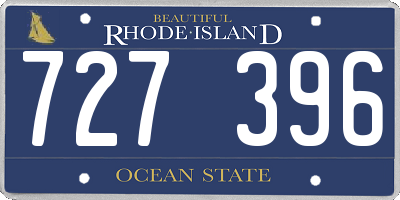RI license plate 727396
