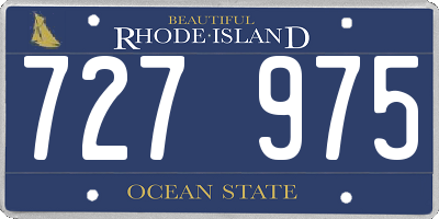 RI license plate 727975