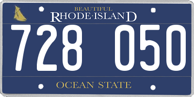 RI license plate 728050