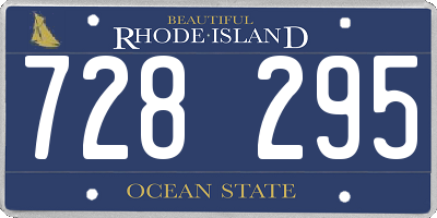 RI license plate 728295