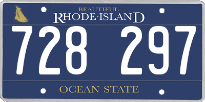 RI license plate 728297