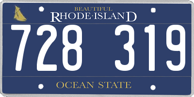 RI license plate 728319