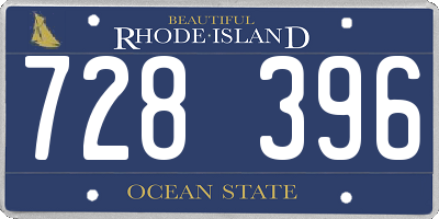 RI license plate 728396