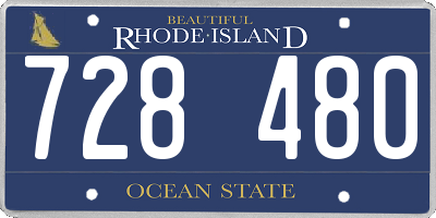 RI license plate 728480