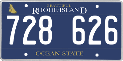 RI license plate 728626
