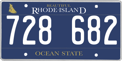 RI license plate 728682