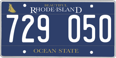 RI license plate 729050